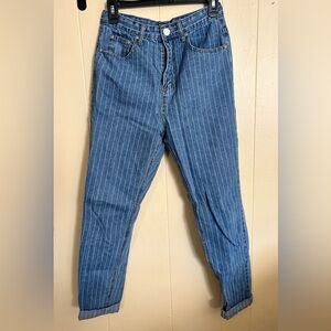 Nasty Gal Pinstripe Jeans